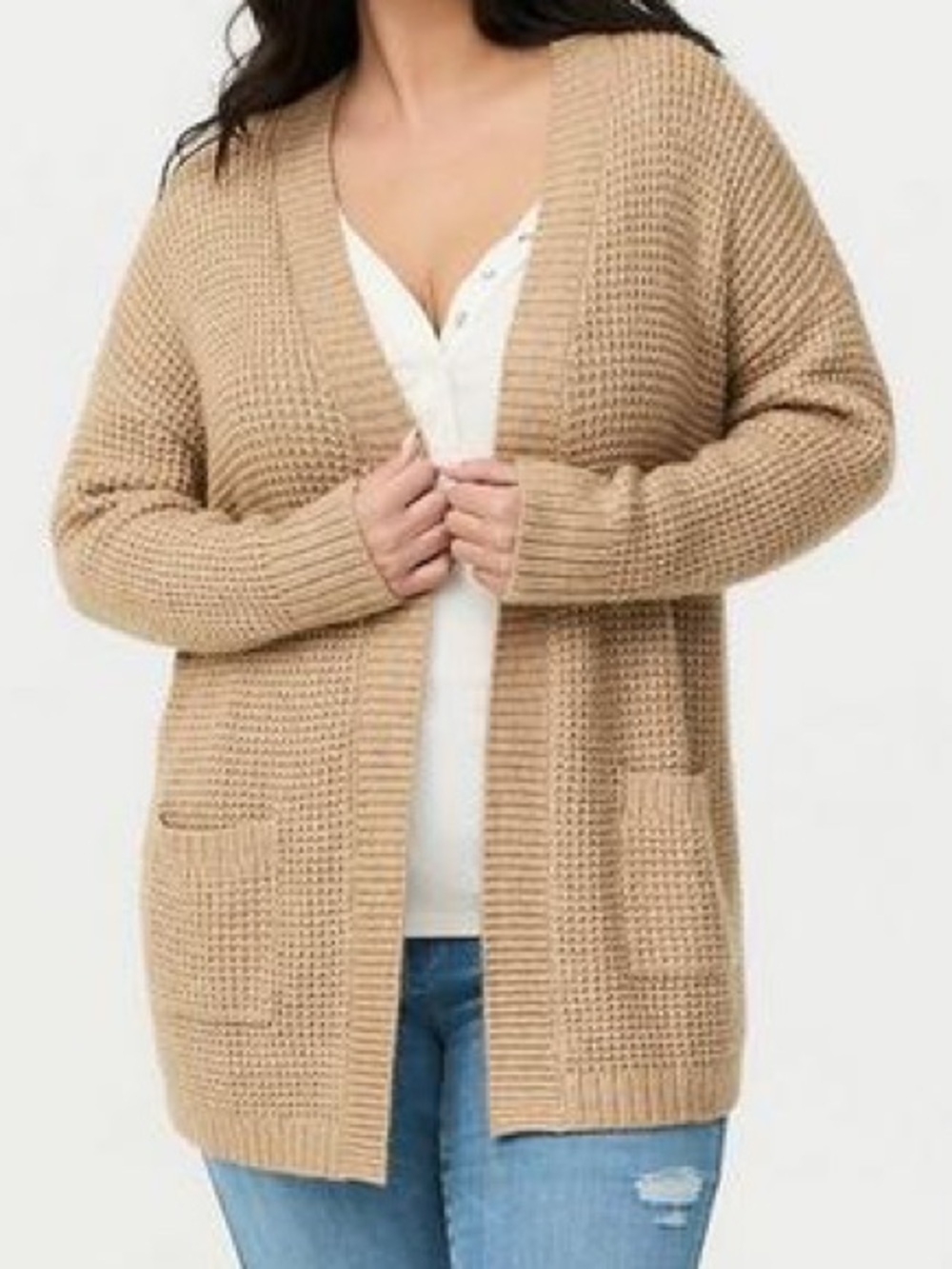 𝐓𝐎𝐑𝐑𝐈𝐃 | OPEN KNIT CARDIGAN